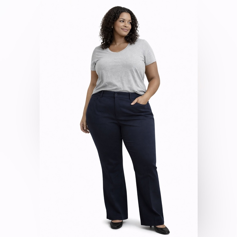 NWT - Lane Bryant Twill Navy‎ Pants